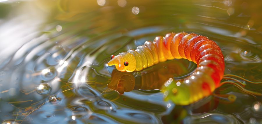 Tiny Pond Worms